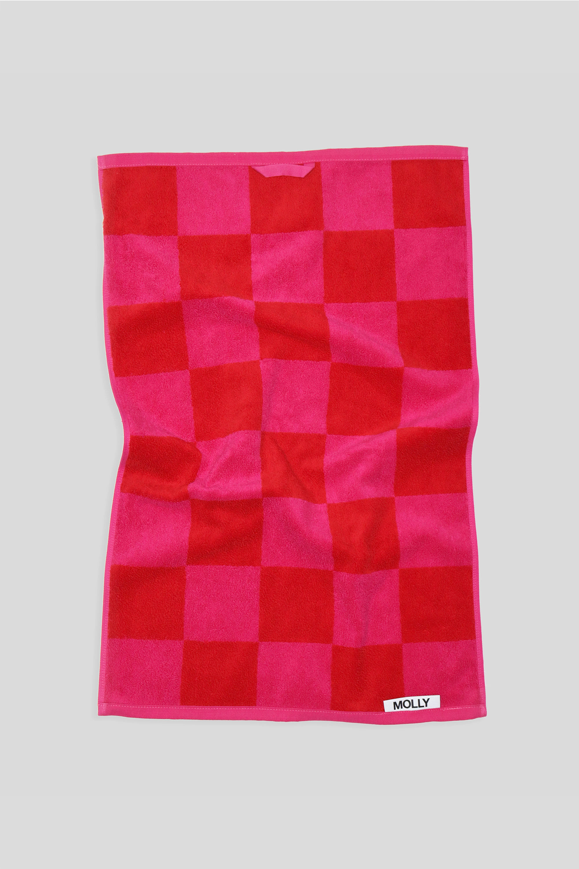 [MOLLY] Signature Towel, Pink Red