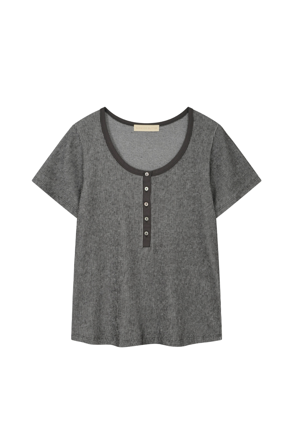 [SLOCO] Ines henley tshirt, charcoal