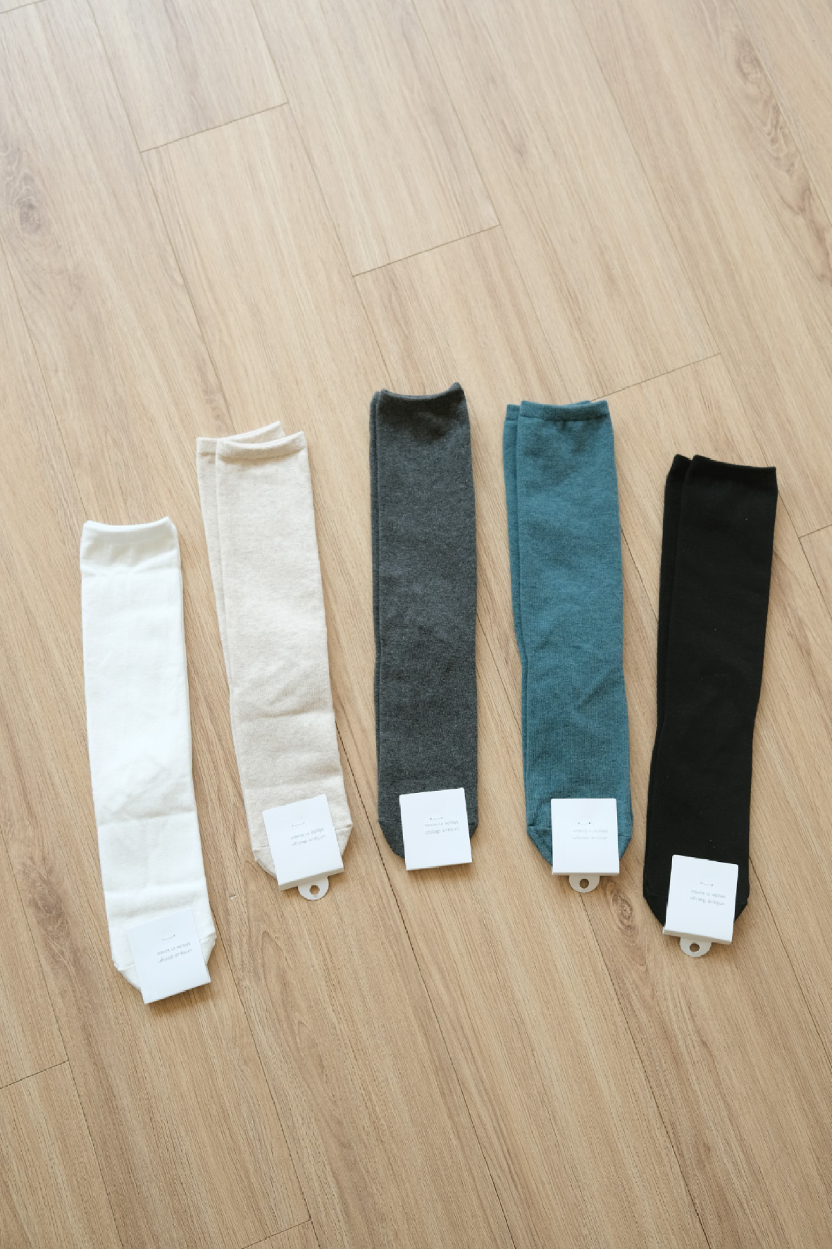 daily minimal long socks (5col)