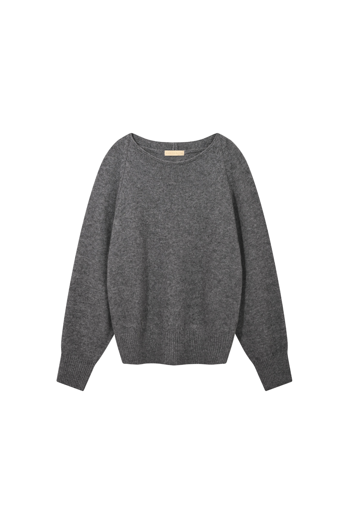 [SLOCO] Silhouette cashmere knit, dark grey
