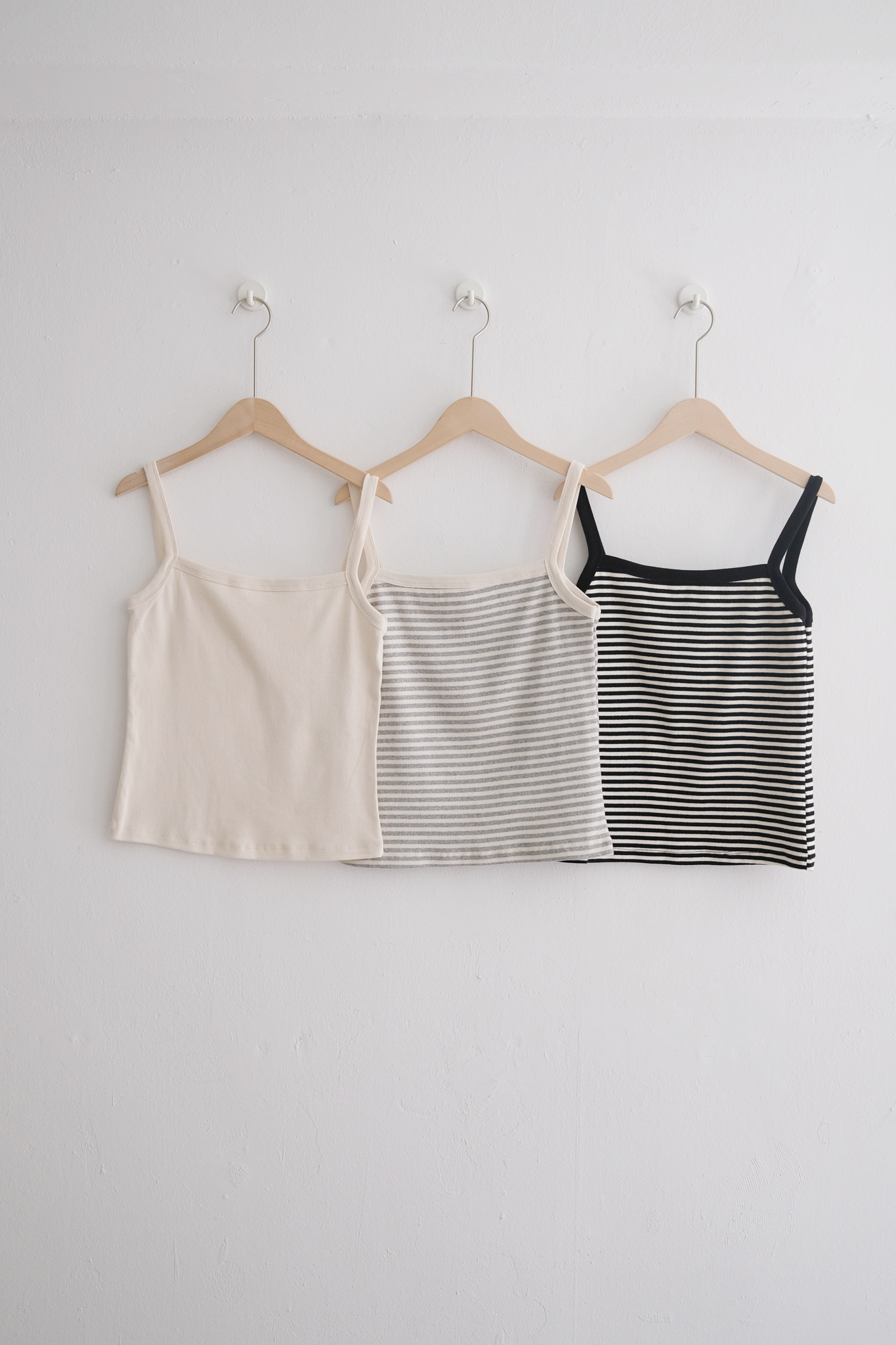 Simple line cotton sleeveless (3col)