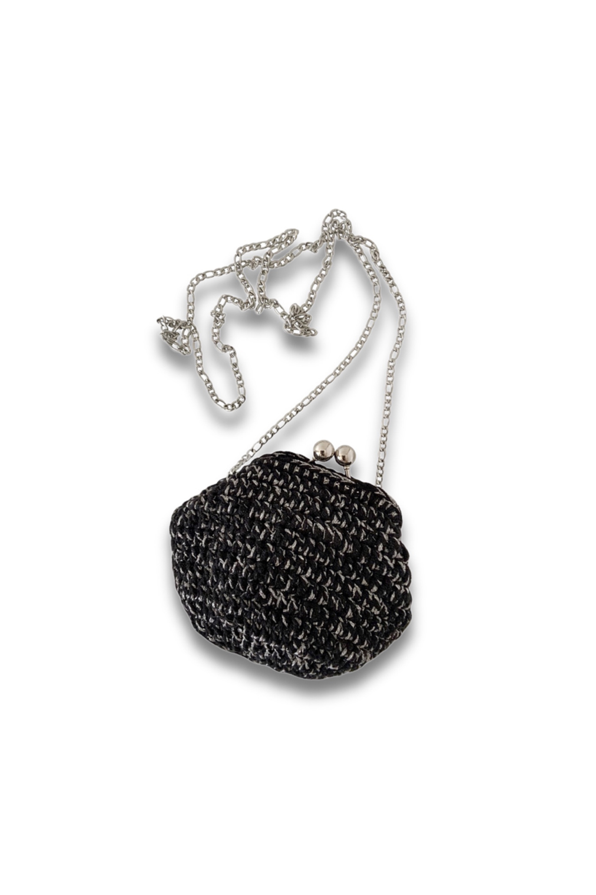 [from.b] mini twinkle chain bag, black