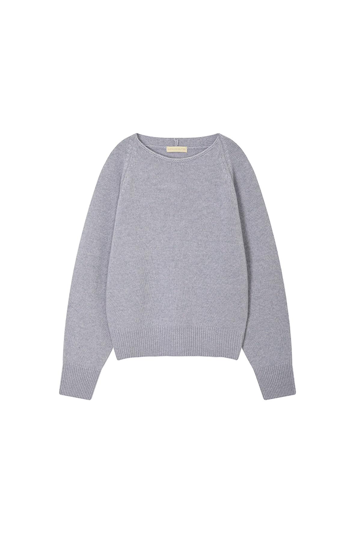 [SLOCO] Silhouette cashmere knit, blueberry