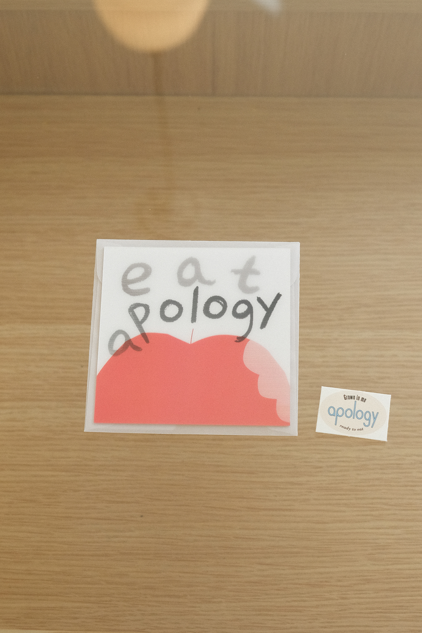 [eat apology] eat apology postcard